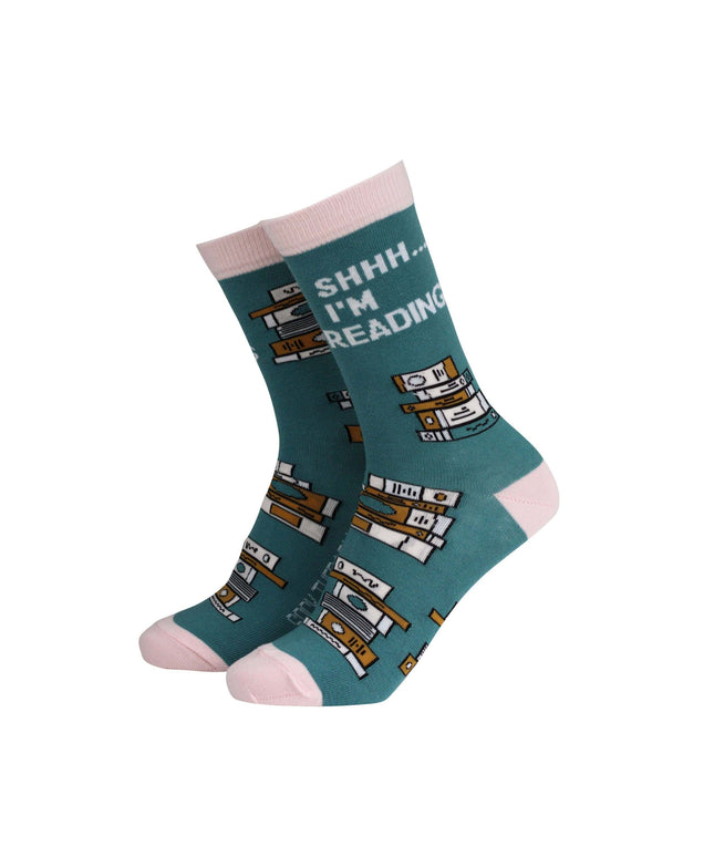 Shhh I'm Reading - Women's Bamboo Socks