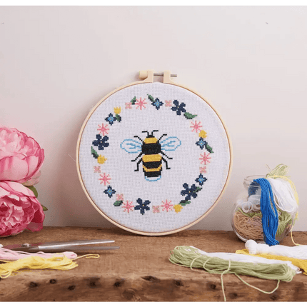 Simply Make Cross Stitch Kit - Bee