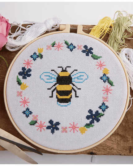 Simply Make Cross Stitch Kit - Bee