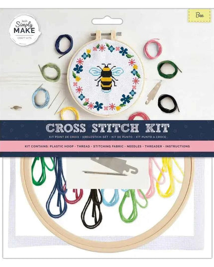 Simply Make Cross Stitch Kit - Bee