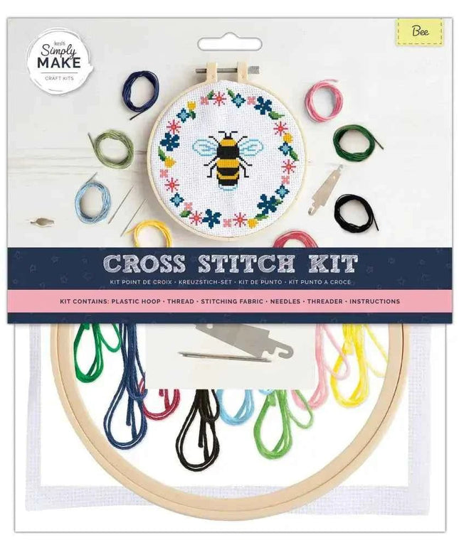 Simply Make Cross Stitch Kit - Bee