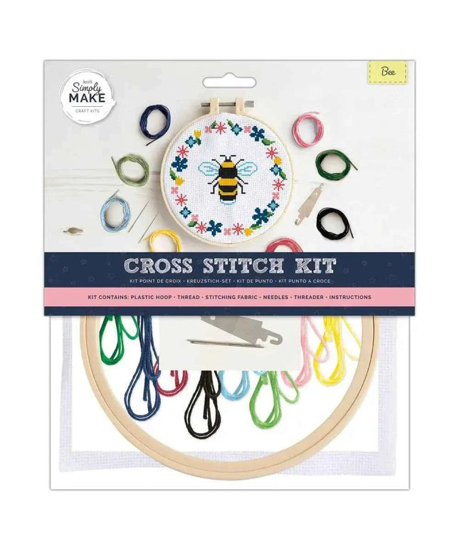 Simply Make Cross Stitch Kit - Bee