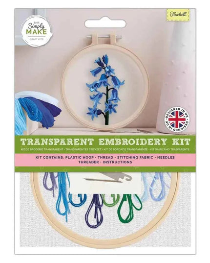 Simply Make Embroidery Kit - Bluebell
