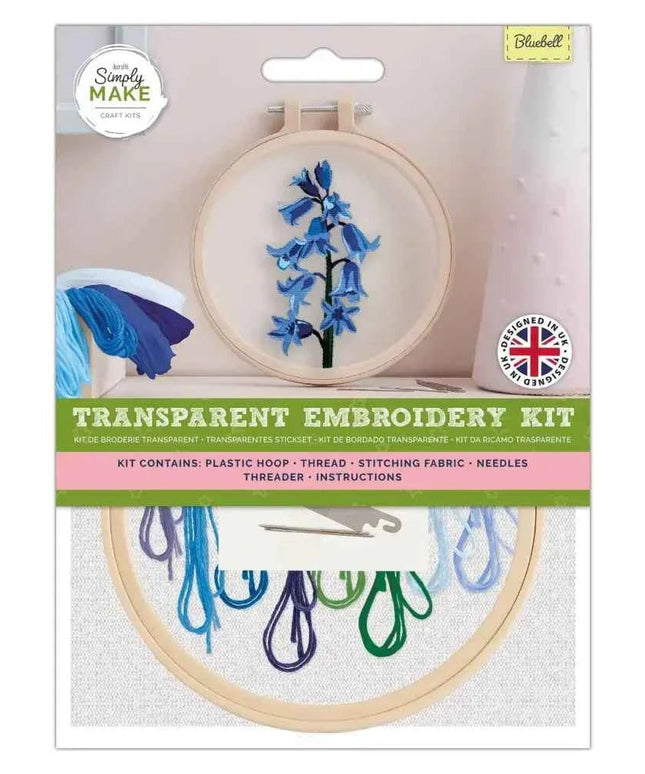 Simply Make Embroidery Kit - Bluebell
