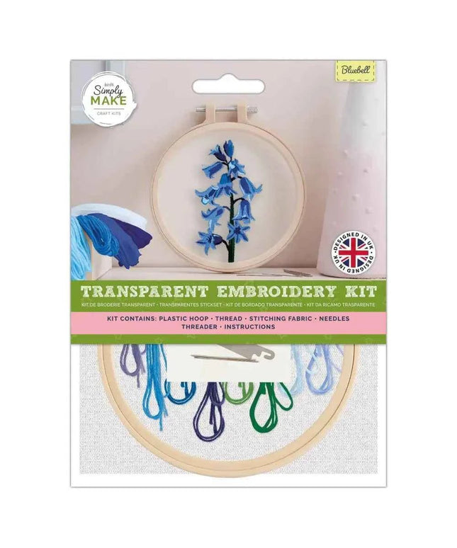 Simply Make Embroidery Kit - Bluebell