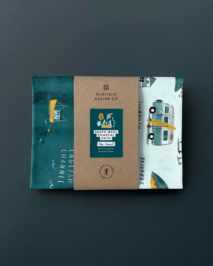 South West Coastal Path Tea Towel