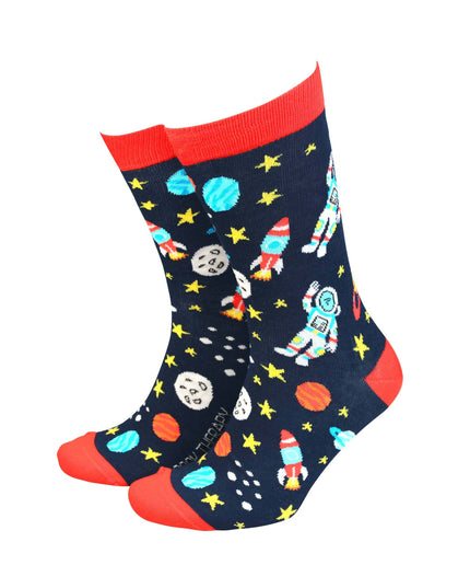 Space Men’s Bamboo Socks – Soft, Sustainable Sock Therapy