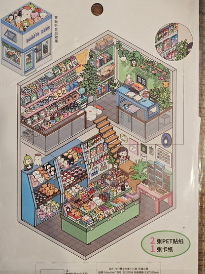 DIY Sticker packs - Make a scene with stickers - The Red Squirrel