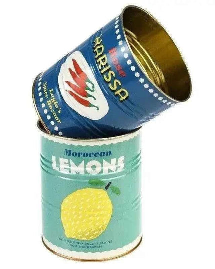 Storage Tins (Set of 2) - Lemons And Harissa