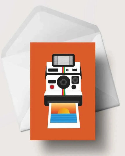 Polaroid Camera Greetings Card
