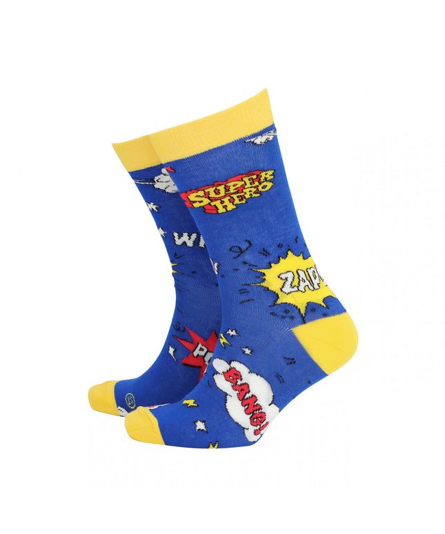Superhero - Mens Bamboo Socks.