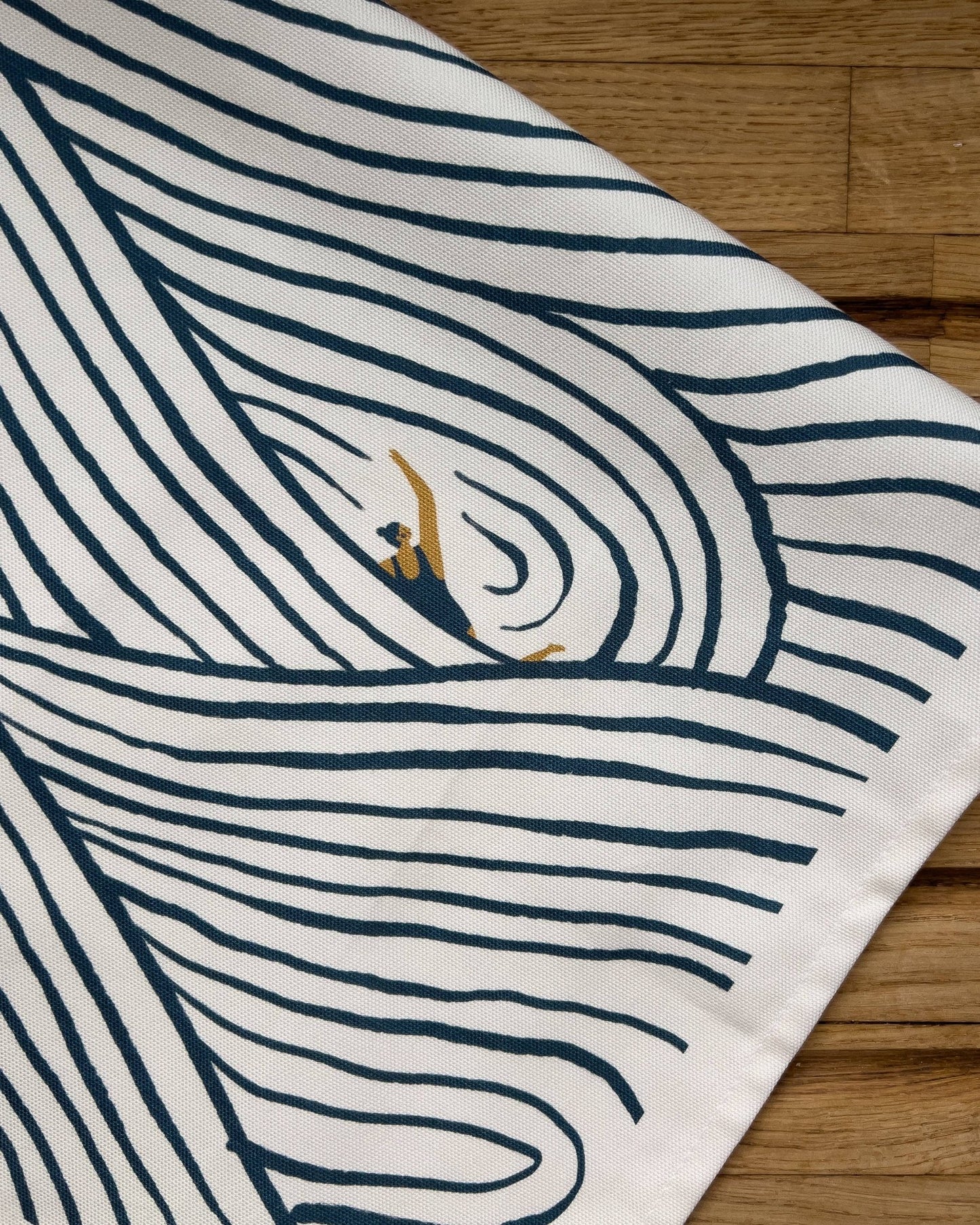 Swimming Pattern Tea Towel - The Red Squirrel