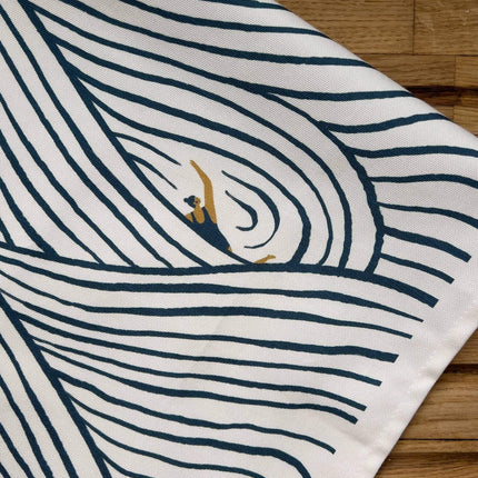 Wild Swimming Pattern Tea Towel