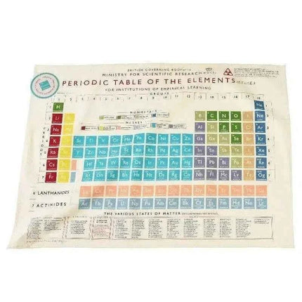 Periodic Table Cotton Tea Towel