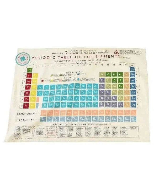 Periodic Table Cotton Tea Towel