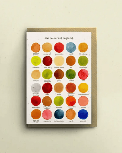 The Colours of England Greetings Card