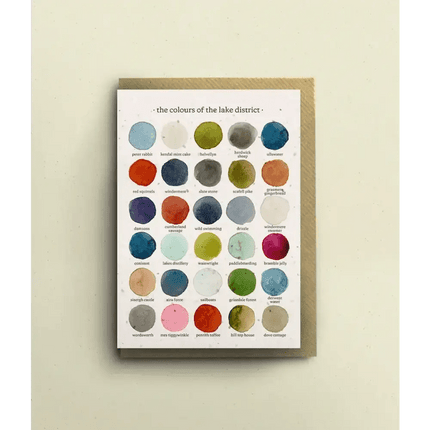 The Colours of the Lake District Greetings Card