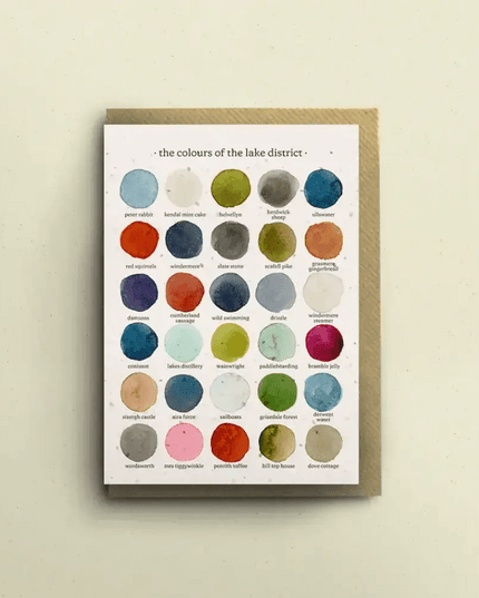 The Colours of the Lake District Greetings Card