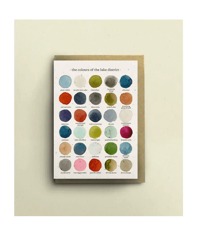 The Colours of the Lake District Greetings Card