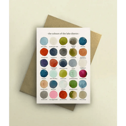 The Colours of the Lake District Greetings Card