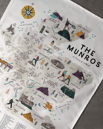 The Munros Tea Towel