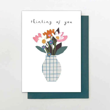 Thinking of you greetings card