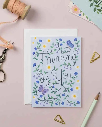 Thinking Of You Greetings Card