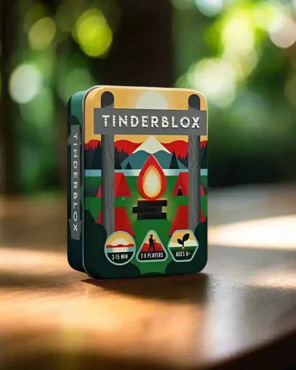 Tinderblox - A family game for 2 to 6 players.