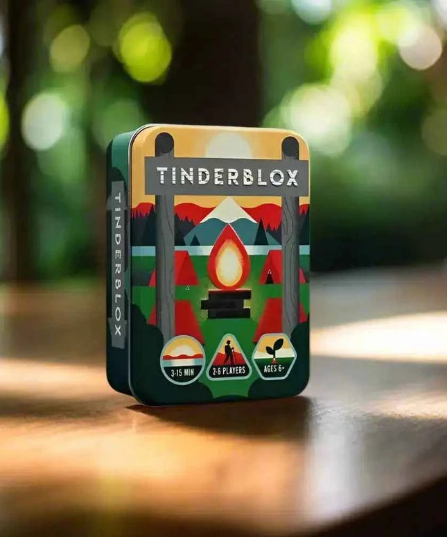 Tinderblox - A family game for 2 to 6 players.