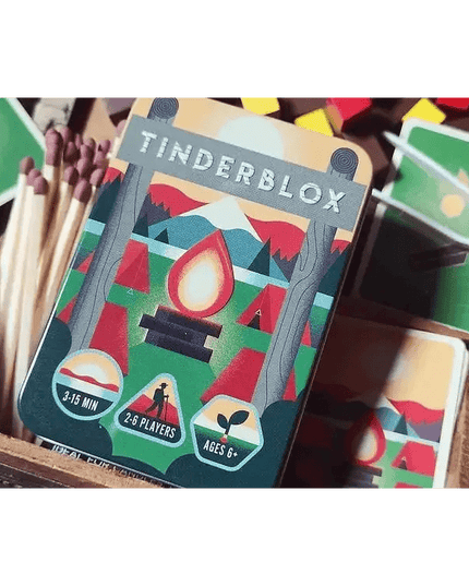 Tinderblox - A family game for 2 to 6 players.