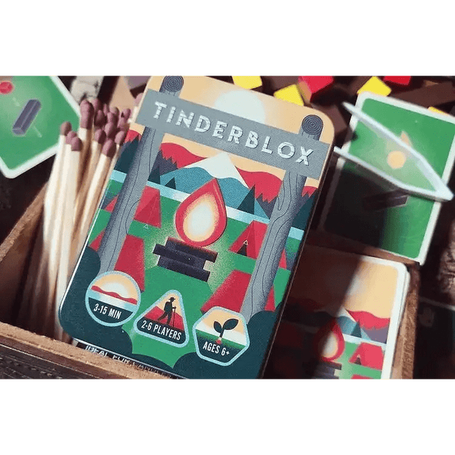 Tinderblox - A family game for 2 to 6 players.