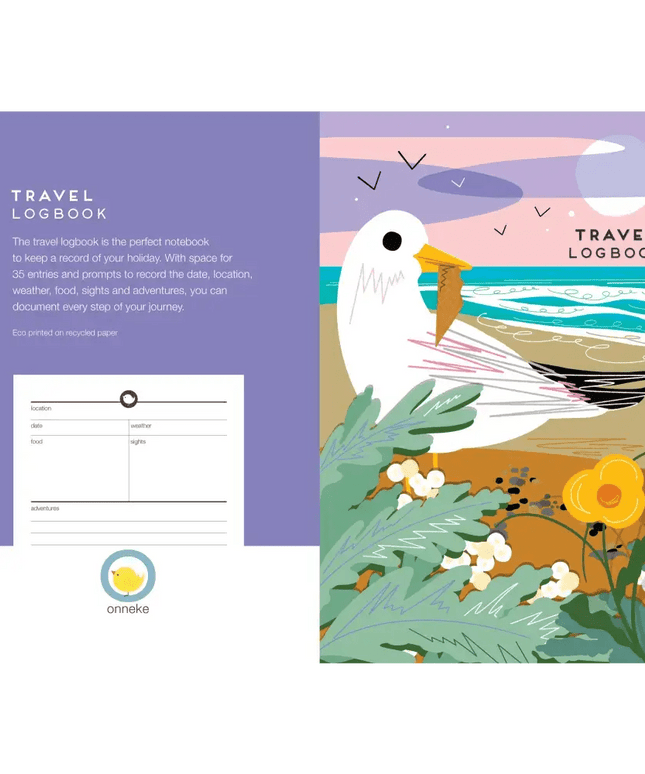 Travel logbook seagull - travel journal