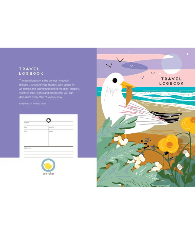 Travel logbook seagull - travel journal