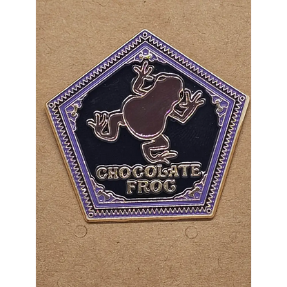 TV and film inspired pin badges - Alloy chocolate frog - Pin badges
