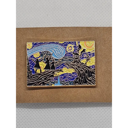 TV and film inspired pin badges - Alloy wizard picture - Pin badges