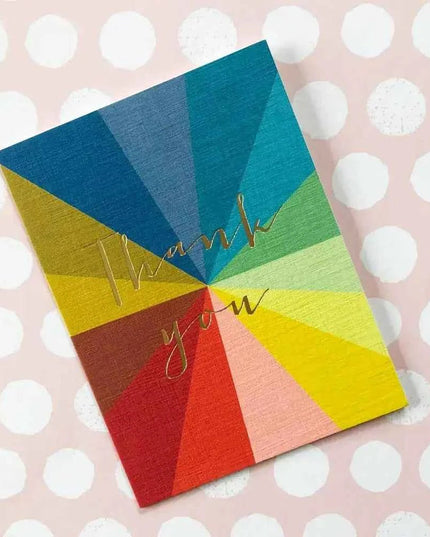 Gold Foiled Thank You Card