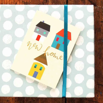 New Home Card with Gold Foiling