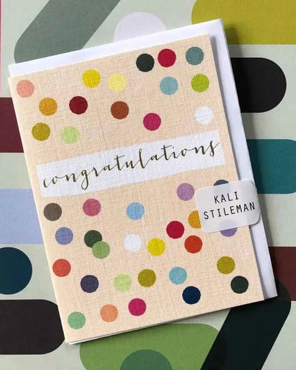 Mini Gold Foiled Congratulations Card