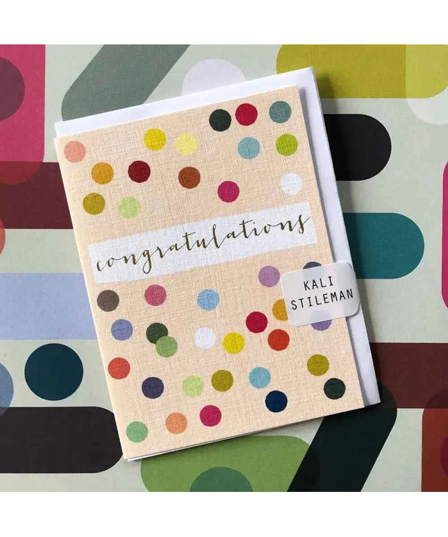 Mini Gold Foiled Congratulations Card