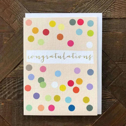 Mini Gold Foiled Congratulations Card
