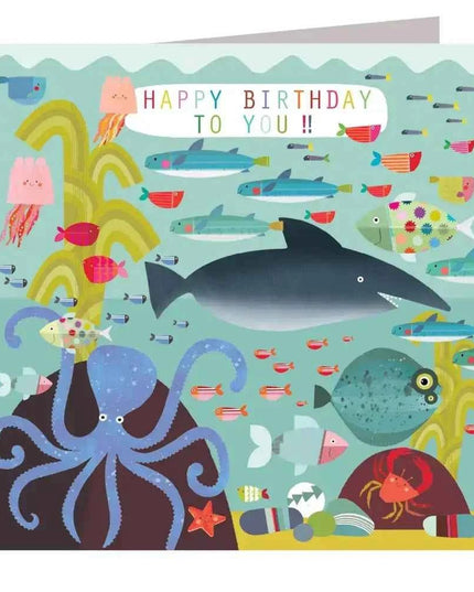 Underwater Happy Birthday Card