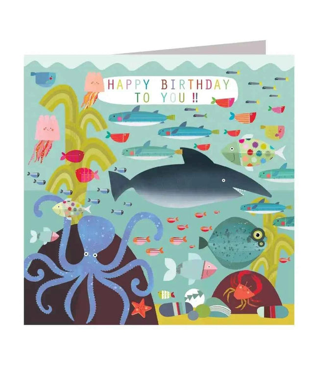 Underwater Happy Birthday Card