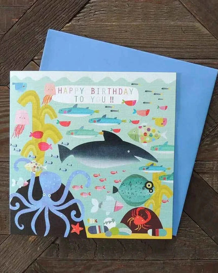 Underwater Happy Birthday Card