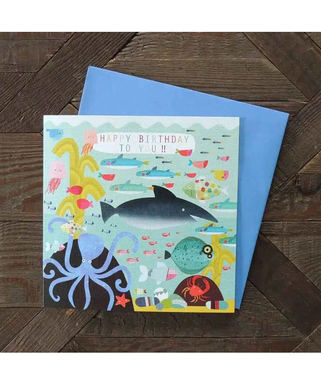 Underwater Happy Birthday Card