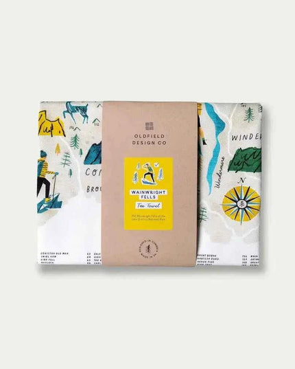 Wainwright Fells Tea Towel
