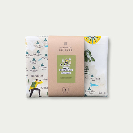 Walk Snowdonia (Eryri) Tea Towel