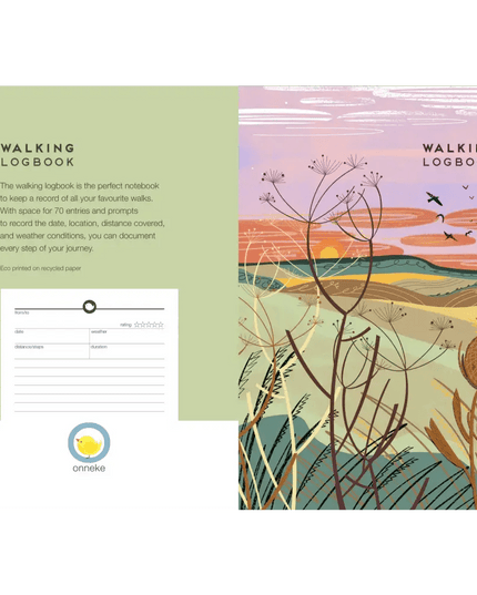 Walking logbook - journal outdoor notebook