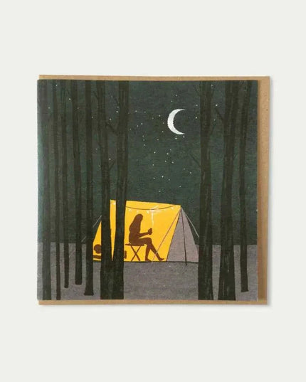 Wild Camping Greetings Card