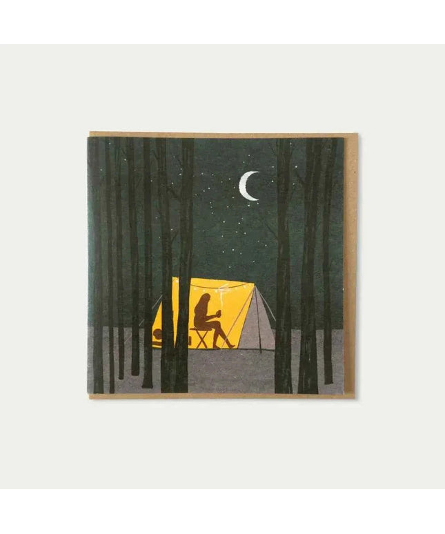 Wild Camping Greetings Card