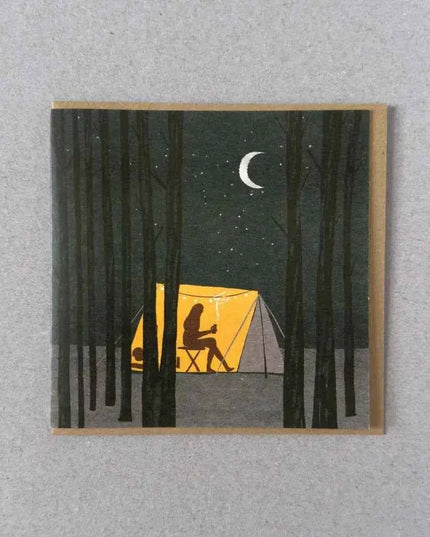Wild Camping Greetings Card